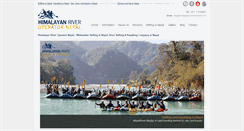 Desktop Screenshot of himalayanriveroperator.com